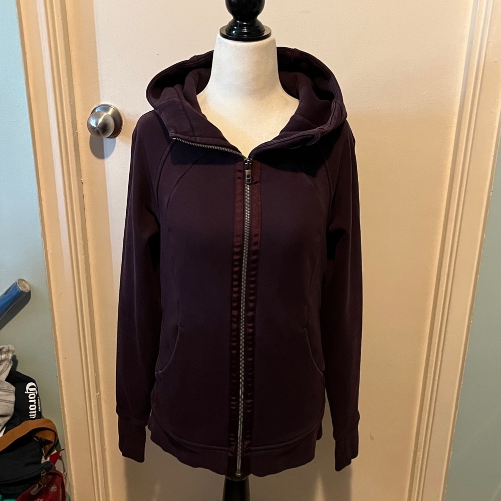 LULULEMON DARK ADOBE SCUBA HOODIE *LIGHT COTTON FLEECE